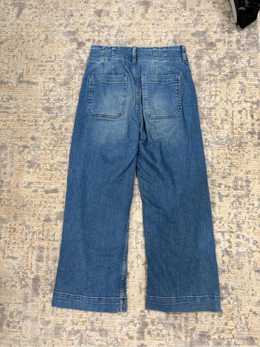 Maeve Colette Wide Leg Crop Jeans - Picture 5 of 7